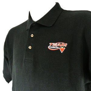 CANADIAN TIRE Team Store Employee Uniform Polo Shirt Black NEW Size L Large